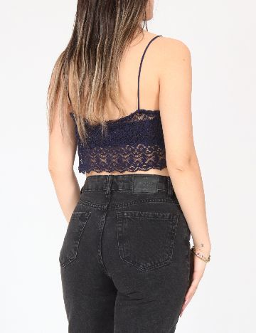Top Zara, albastru