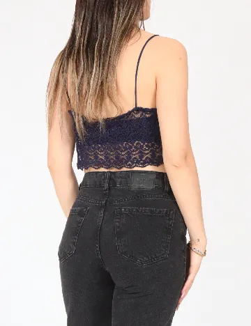 Top Zara, albastru