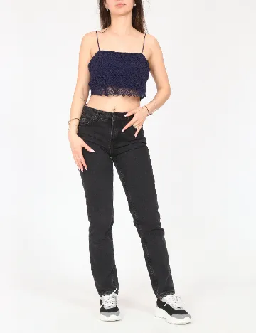 Top Zara, albastru