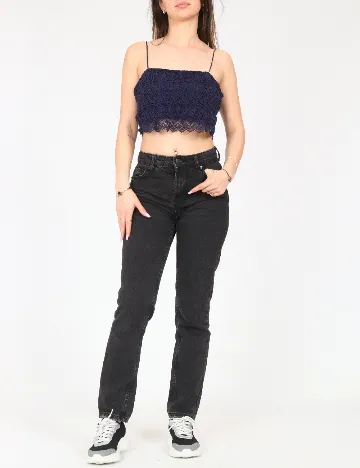 Top Zara, albastru