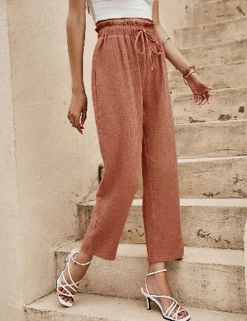Pantaloni SHEIN, maro