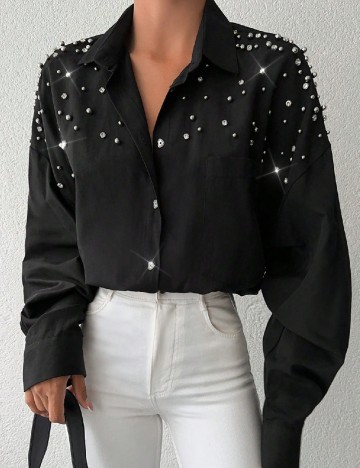 Camasa SHEIN, negru