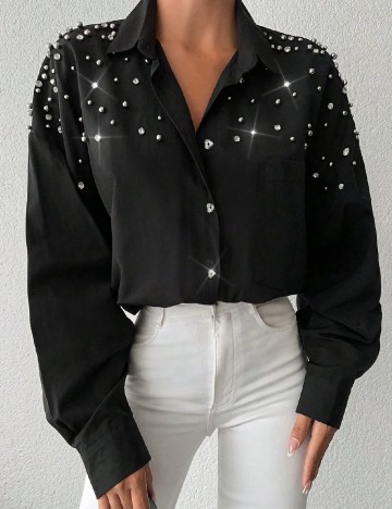 Camasa SHEIN, negru
