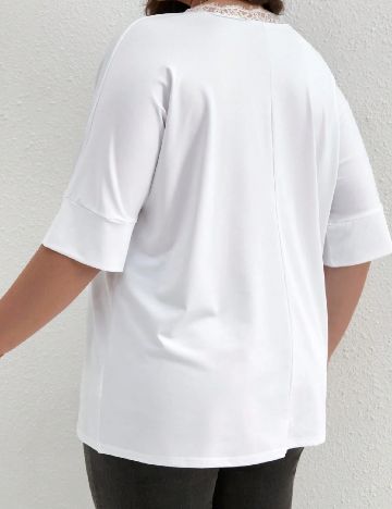 Tricou SHEIN CURVE, alb