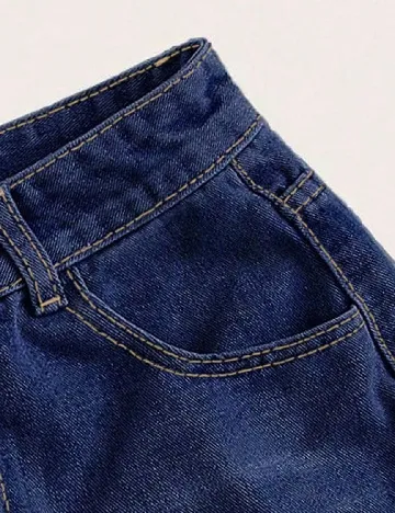 Pantaloni scurti SHEIN, albastru