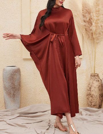 Rochie lunga SHEIN, maro