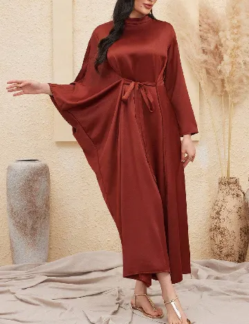 Rochie lunga SHEIN, maro
