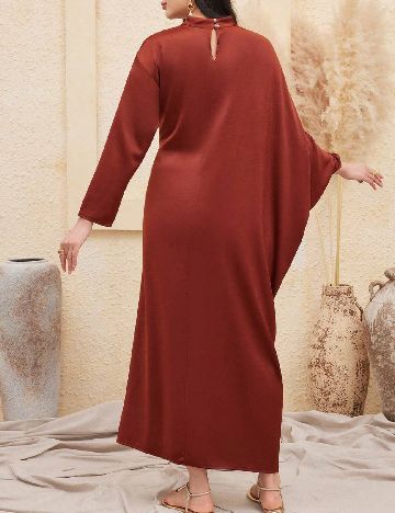 Rochie lunga SHEIN, maro