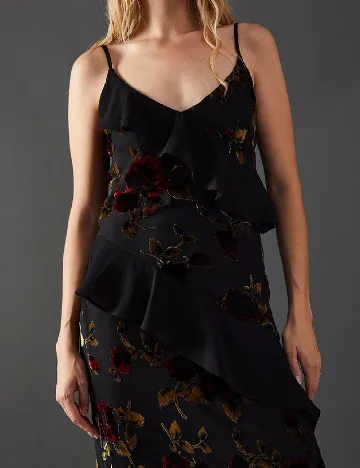Rochie medie WAREHOUSE, negru