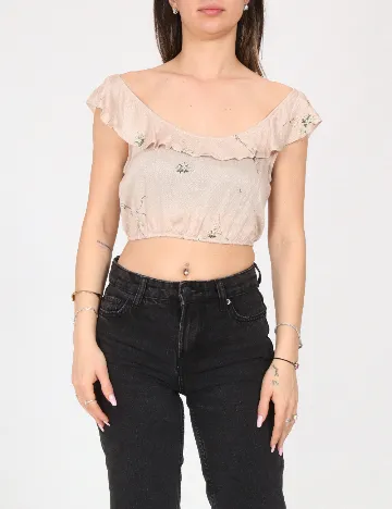 Top Pull&Bear, roz pudra