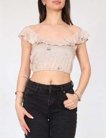Top Pull&Bear, roz pudra