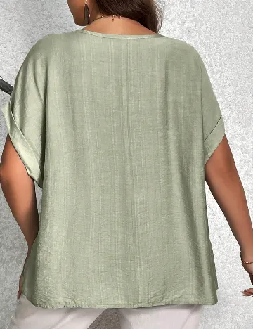 Bluza SHEIN CURVE, verde