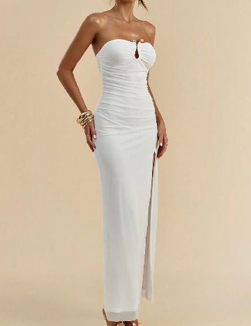 Rochie lunga SHEIN, alb