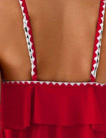 Costum de baie SHEIN, rosu