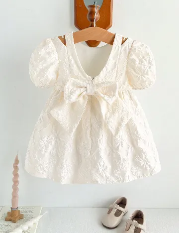 Rochie Shein Kids, ecru