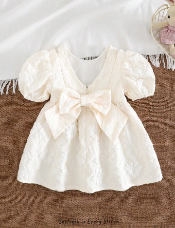 Rochie Shein Kids, ecru