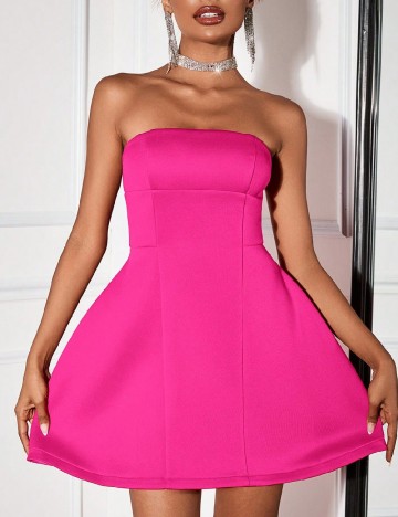Rochie scurta SHEIN, roz