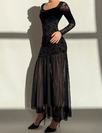 Rochie lunga SHEIN, negru