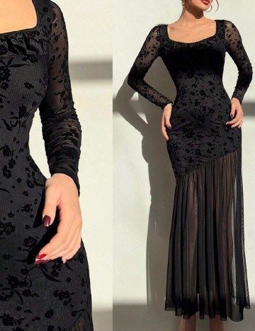 Rochie lunga SHEIN, negru