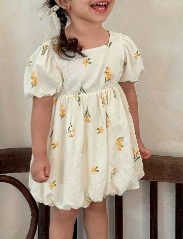 Rochie Shein Kids, ecru
