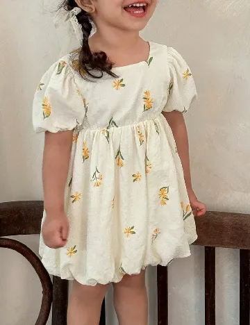 Rochie Shein Kids, ecru