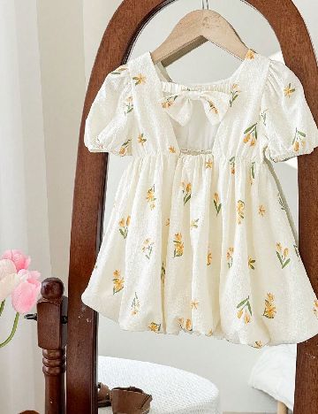 Rochie Shein Kids, ecru