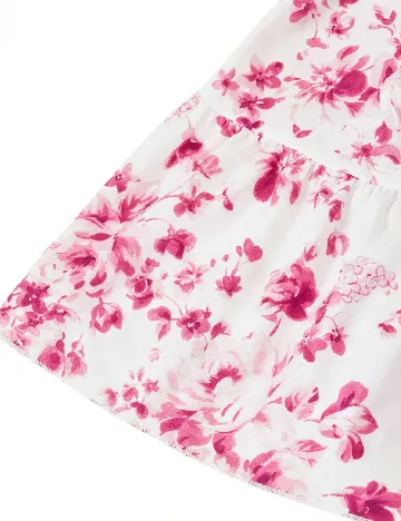 Rochie scurta SHEIN, floral print