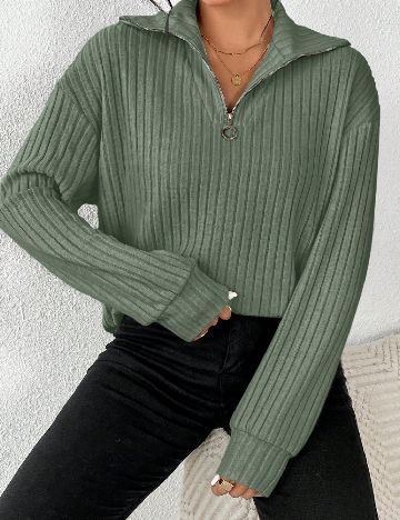 Bluza SHEIN, verde