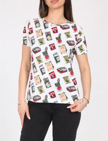 Tricou Pull&Bear, alb