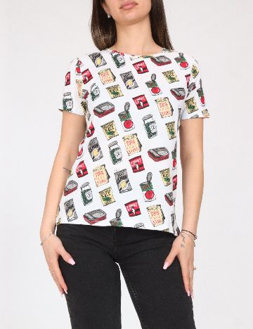 Tricou Pull&Bear, alb