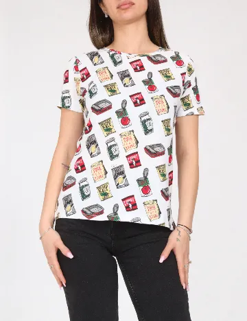 Tricou Pull&Bear, alb