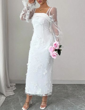 Rochie lunga SHEIN, alb