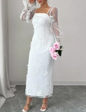 Rochie lunga SHEIN, alb