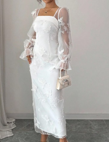 Rochie lunga SHEIN, alb