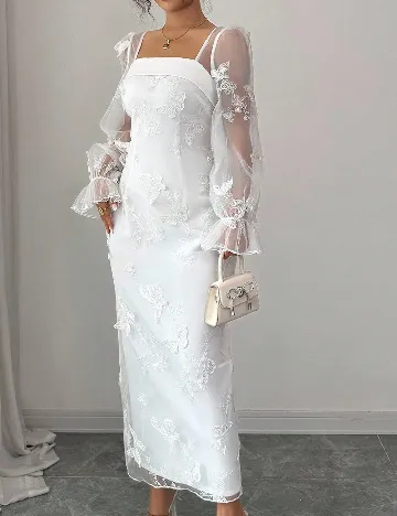 Rochie lunga SHEIN, alb