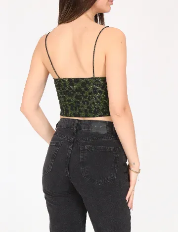 Top Bershka, verde