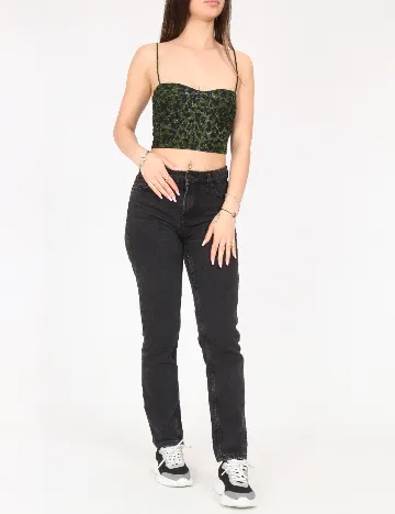 Top Bershka, verde