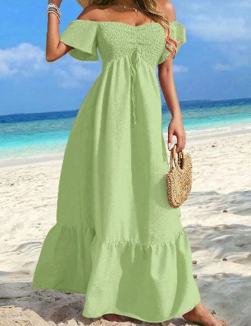 Rochie lunga SHEIN, verde