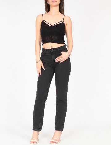 Top Bershka, negru