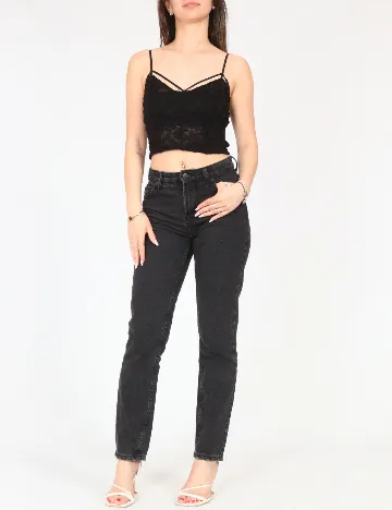 Top Bershka, negru