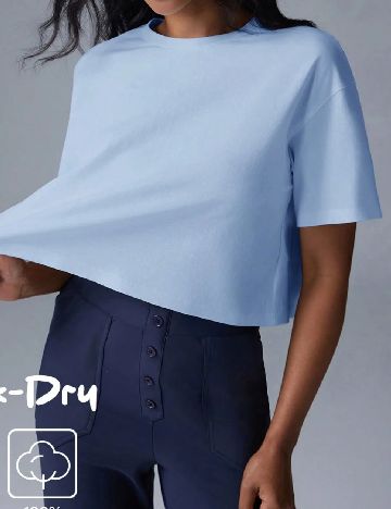 Tricou Oversize SHEIN, albastru