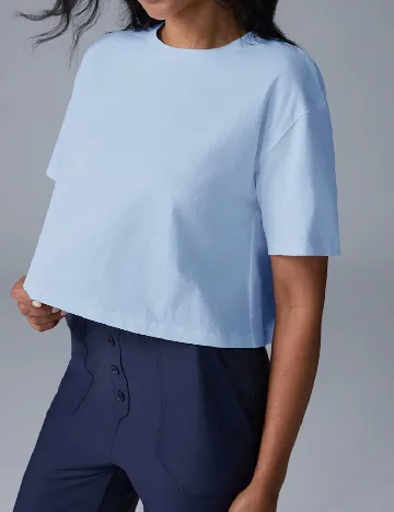 Tricou Oversize SHEIN, albastru