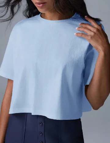 Tricou Oversize SHEIN, albastru