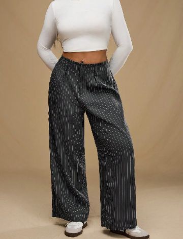 Pantaloni Forever 21 Curve, gri