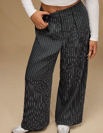 Pantaloni Forever 21 Curve, gri