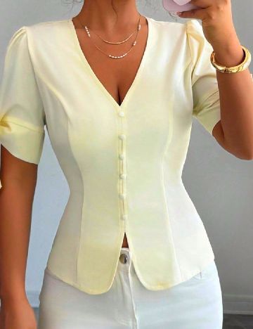 Bluza SHEIN, galben