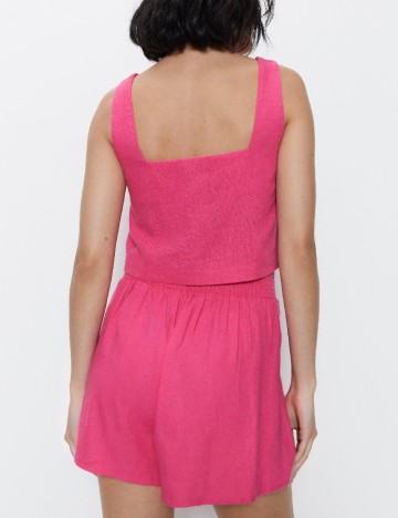 Pantaloni scurti WAREHOUSE, roz