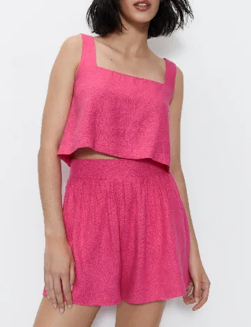 Pantaloni scurti WAREHOUSE, roz