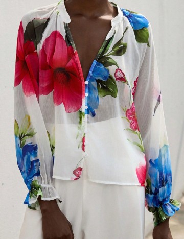 Camasa SHEIN, floral print