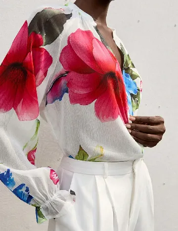 Camasa SHEIN, floral print